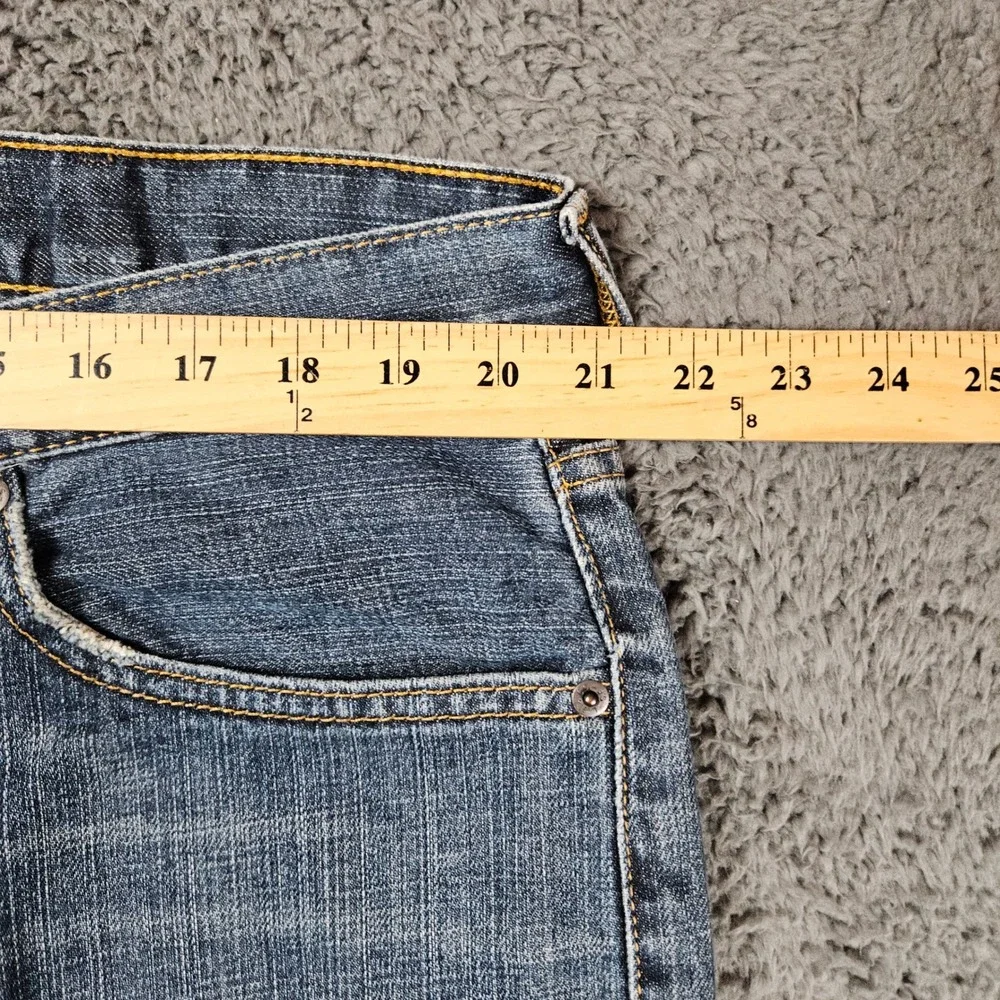 Levis 550 Mens Relaxed Fit Straight Leg Blue Denim Jeans‎ 42x30 Medium Wash